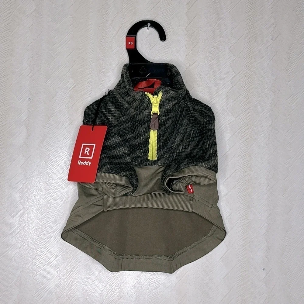 🆕 REDDY PETS Dog zip up base layer tshirt